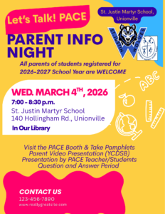 PARENT PACE Information Night